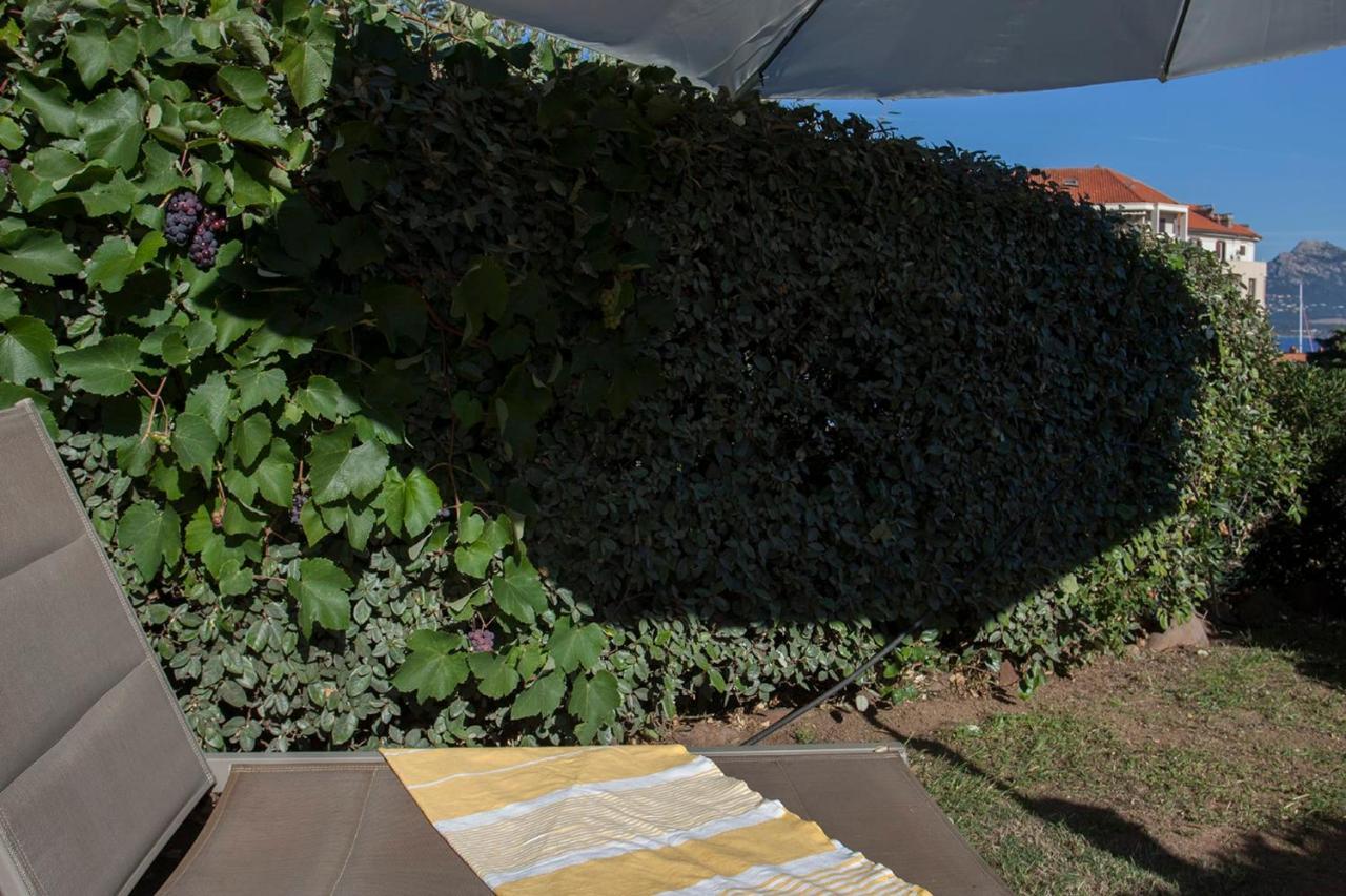 Mare Appart Avec Jardin Et Bbq Vue Mer Et Montagne Plage Et Port A 2 Pas Calvi  Eksteriør bilde